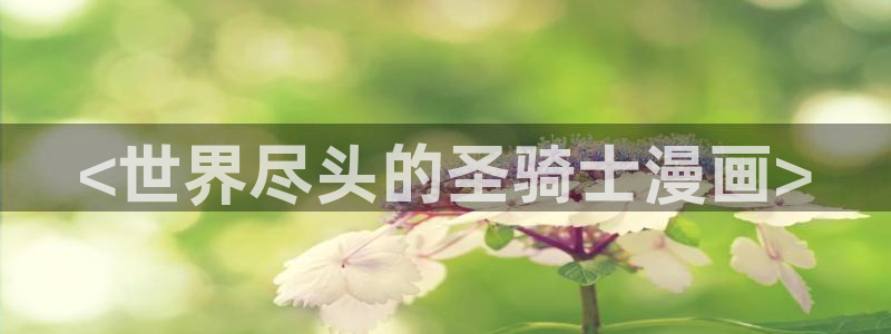 漫蛙漫画直接进入免费漫画入口：<世界尽头的圣骑士漫画>